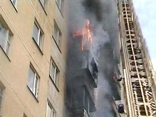 Возгорание произошло в двухкомнатной квартире на восьмом этаже девятиэтажного дома