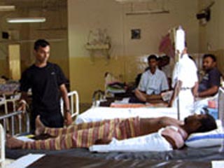 В результате артобстрела на Шри-Ланке погибли 65 мирных граждан, 300 ранены