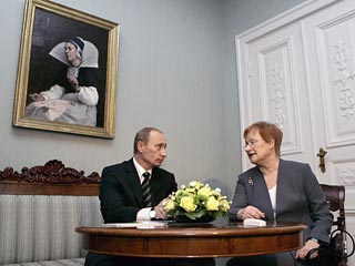 Владимир Путин и Тарья Халонен, 23 ноября 2006 года