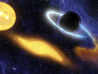 Американские астрономы стали свидетелями космической трагедии: черная дыра сожрала звезду