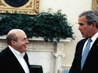Джордж Буш наградил Натана Щаранского высшей наградой США