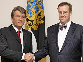 Ющенко в Таллинне обсудил с президентом Эстонии интеграцию в ЕС и НАТО
