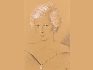 В Англии найден считавшийся утерянным знаменитый портрет принцессы Дианы работы российского художника