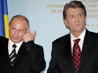 Россия и Украина обошлись "без конфликтов": Путин и Ющенко остались довольными встречей в Киеве