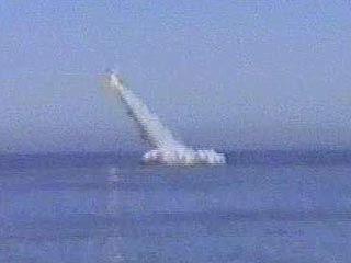 Третий подряд пуск новейшей морской ядерной ракеты "Булава" закончился неудачей