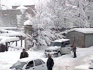 Минувшей ночью в Аджарии начался необычно обильный для этого региона снегопад. В Батуми высота снежного покрова достигла 40 сантиметров, а в высокогорных районах республики уже превышает один метр