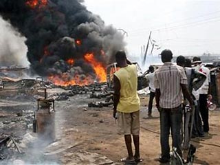 Число жертв взрыва нефтепровода в экономической столице Нигерии Лагосе достигло 265 человек, сообщило агентство АР, ссылаясь на данные Международного Комитета Красного Креста