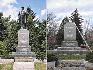В Торонто похищен памятник украинскому поэту Тарасу Шевченко