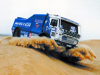 Экипаж Мардеева занимает третье место в общем зачете ралли "Дакар-2007"