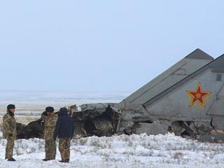 В Казахстане разбился истребитель МиГ-31. Пилоты погибли