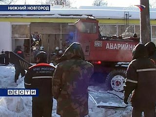В Нижнем Новгороде произошло обрушение при реконструкции магазина "Копейка"