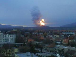 На западе Словакии произошел взрыв на складе боеприпасов, есть жертвы