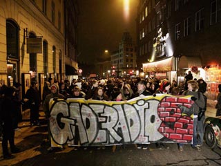 Массовые волнения в Копенгагене - более 600 человек задержаны