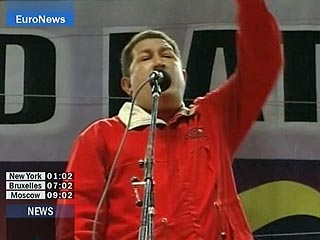 Чавес вновь обрушился на Буша, назвав его "политическим трупом"  