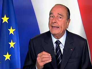 Французский президент Жак Ширак в четверг вечером призвал Совет Европы "поприветствовать соглашения, подписанные 8 февраля в Мекке между двумя соперничающими движениями - "Хамасом" и "Фатх"