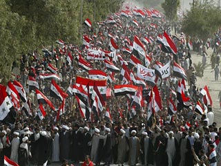 Ирак отмечает четвертую годовщину взятия Багдада массовыми антиамериканскими демонстрациями