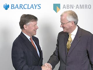 Голландский банк ABN Amro Holding N.V. и британский Barclays Plc достигли договоренности о слиянии
