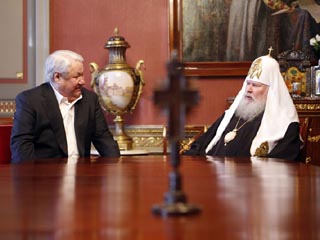 Алексий II отмечает расцвет церковной жизни во времена президентства Ельцина