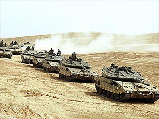 В Израиле начались крупные учения бронетанковых подразделений Армии обороны страны, в ходе которых моделируются масштабные столкновения с танками вероятного противника