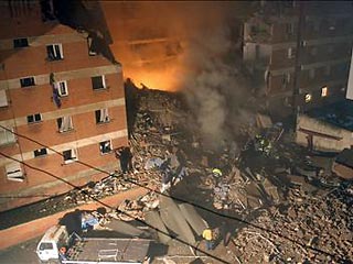 В Испании взрывом уничтожено пятиэтажное здание