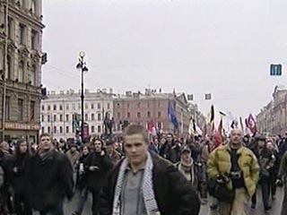 "Марш несогласных" в Санкт-Петербурге. Апрель 2007 г.