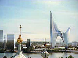 Строительство башни "Газпрома" в Петербурге одобрено в целом