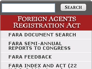 О деятельности "иностранных агентов" в США теперь можно прочитать на официальном сайте