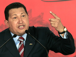 Президент Венесуэлы Уго Чавес приветствовал "твердость", проявляемую президентом России Владимиром Путиным в вопросе о размещении элементов американской ПРО в Европе
