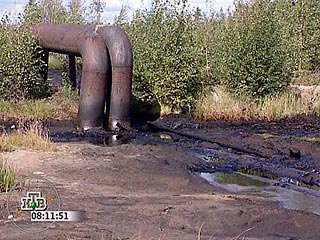В Ростовской области из нефтепровода вылилось 10 тонн нефти