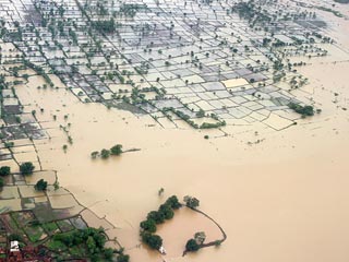 Около двух миллионов человек пострадали в Пакистане в результате тропического циклона, принесшего мощные ливни и шквалистый ветер в южные районы страны