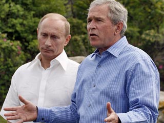 Президенты Владимир Путин и Джордж Буш завершили в понедельник неофициальные беседы в поместье Буша-старшего Walker Point в штате Мэн