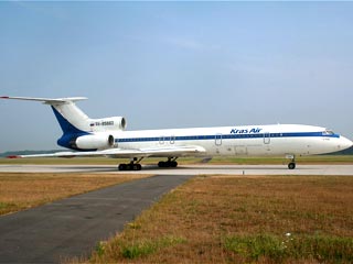 В среду в 12:30 по местному времени в аэропорту "Норильск" аварийную посадку совершил пассажирский самолет Ту-154 авиакомпании KrasAir, совершавший рейс &#8470;605 по маршруту Красноярск-Норильск