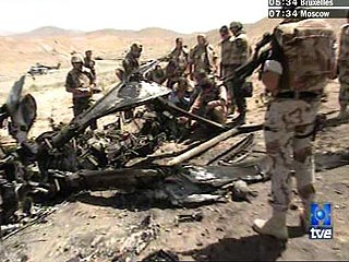 В Афганистане разбился военный вертолет, принадлежащий Международным силам по поддержанию стабильности в стране (ИСАФ)