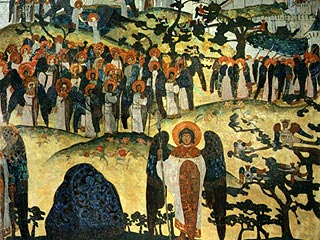 Одним из важнейших предметов собрания является картина Николая Рериха "Сокровище ангелов"