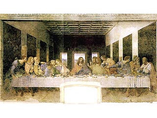 Итальянский программист утверждает, что ему удалось обнаружить скрытые фигуры на всемирно известной фреске Леонардо да Винчи "Тайная вечеря"