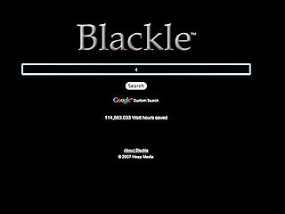 Из этого и исходили авторы идеи - в интернете появился вариант поисковой страницы на основе Google, но под названием Blackle. Весь фон - черного цвета, а буквы на нем светлые