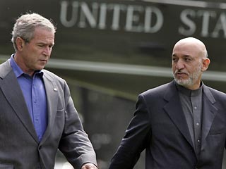 Президенты Джордж Буш и Хамид Карзай провели 6 июля переговоры в Кэмп-Дэвиде (штат Мэриленд, США). В ходе встречи лидеры США и Афганистана договорились не идти ни на какие уступки талибам