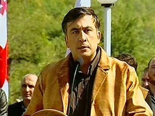 Саакашвили открыл лагерь патриотов в Кодорском ущелье