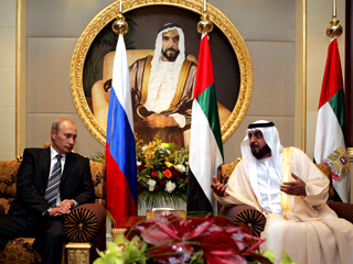 Президент России Владимир Путин 10 сентября совершил визит в Объединенные Арабские Эмираты