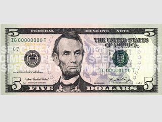 В США представлена новая пятидолларовая банкнота