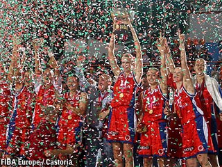 Российские баскетболистки стали чемпионками Европы