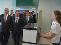 Дмитрий Медведев открыл четвертый аэропорт московского авиаузла "Жуковский"