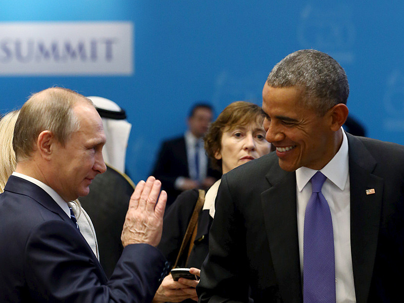 В МИД РФ не исключили возможности переговоров президентов РФ и США Владимира Путина и Барака Обамы на саммите G20