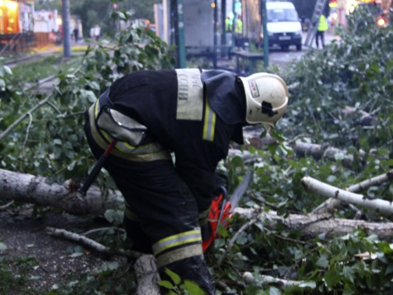 В Омске ликвидируют последствия мощного урагана, накрывшего город накануне вечером