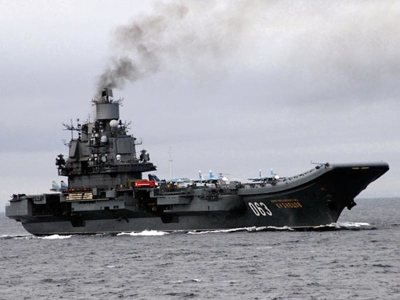 "Адмирал Кузнецов" возглавит группировку российского ВМФ в Средиземном море