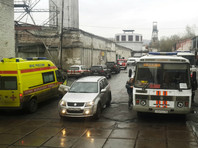 Горноспасатели укрепляют кровлю в месте 40-метрового провала на шахте "Юбилейная"