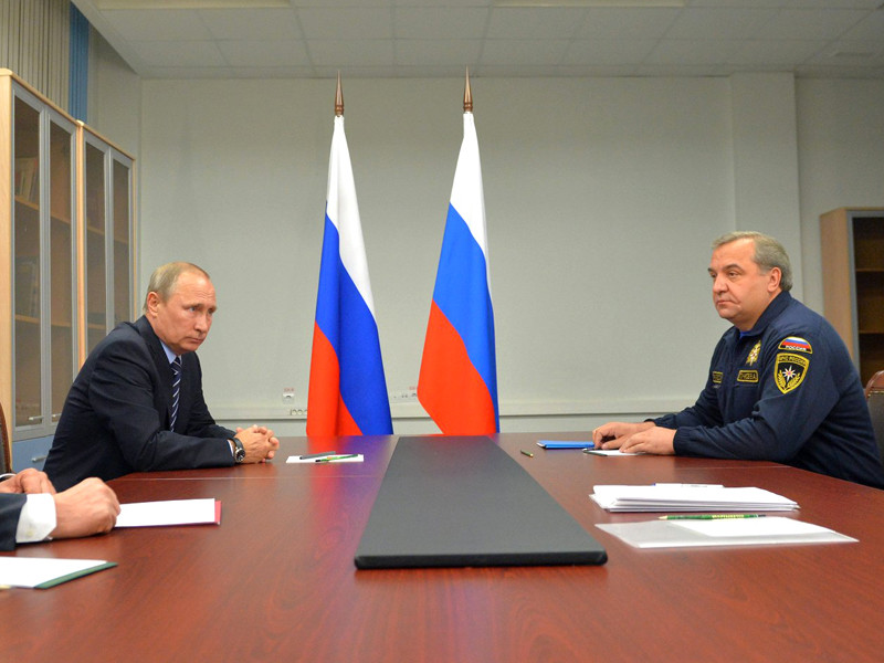 Владимир Путин и Владимир Пучков, 2 сентября 2016 года