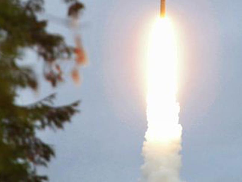 В лесном массиве Пинежского района Архангельской области упала и взорвалась ракета, запущенная с космодрома Плесецк