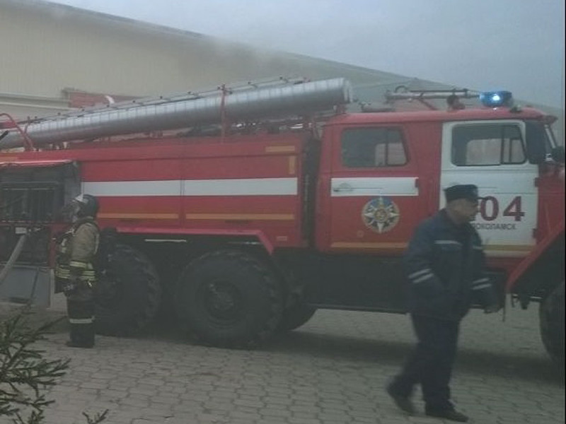 В Московской области крупный пожар произошел в магазине "Дикси", в результате инцидента никто не пострадал