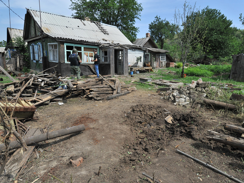 Город Донецк Ростовской области, июль 2014 года